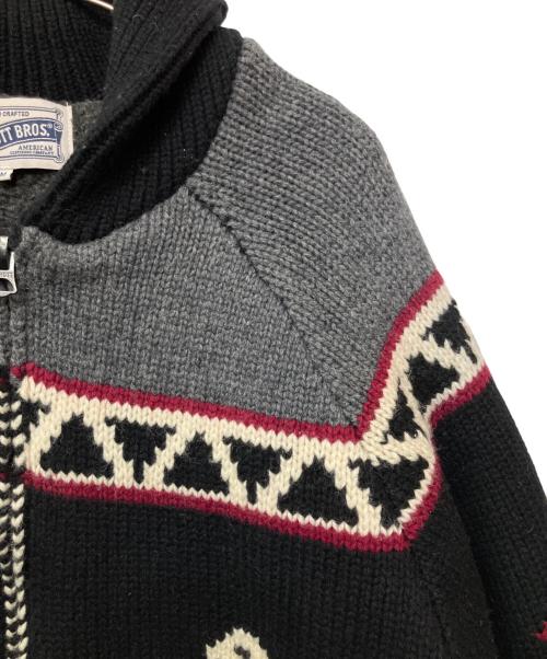 Schott（ショット）schott (ショット) ジップカーディガン グレー サイズ:Mの古着・服飾アイテム