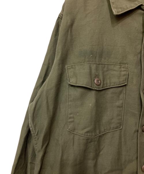 US ARMY（ユーエスアーミー）US ARMY (ユーエスアーミー) 長袖シャツ グリーン サイズ:17 1/2×36の古着・服飾アイテム