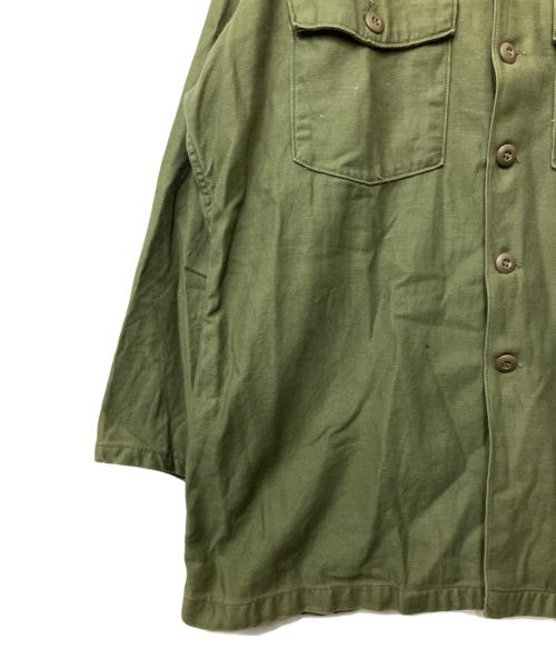 US ARMY（ユーエスアーミー）US ARMY (ユーエスアーミー) 長袖シャツ グリーン サイズ:17 1/2×36の古着・服飾アイテム