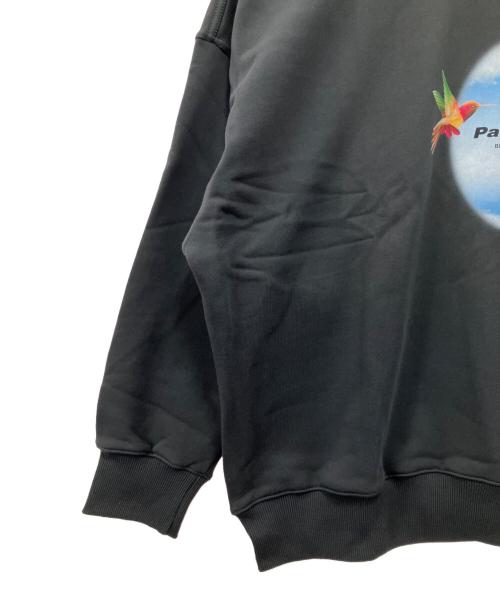 paragraph（パラグラフ）Paragraph (パラグラフ) プリントスウェット ブラック サイズ:不明 未使用品の古着・服飾アイテム