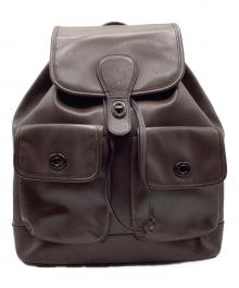 COACH（コーチ）の古着「ヘリテージバックパック」｜ブラウン
