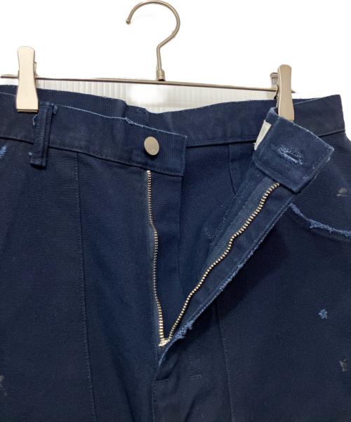 ANCELLM（アンセルム）ANCELLM (アンセルム) ペインターパンツ ネイビー サイズ:3の古着・服飾アイテム