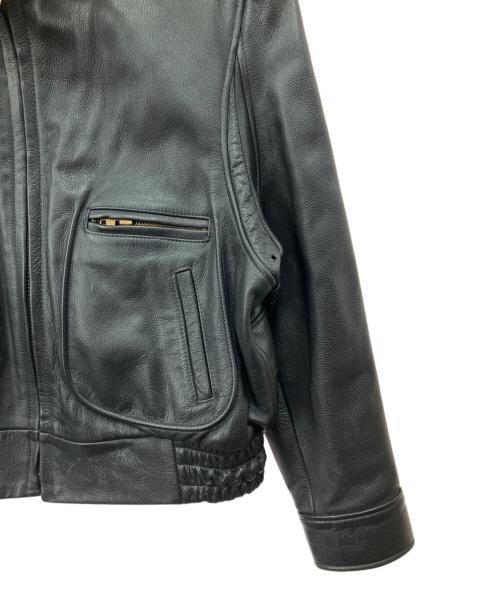 SAN DIEGO（サン ディエゴ）San Diego (サン ディエゴ) レザージャケット ブラック サイズ:Mの古着・服飾アイテム