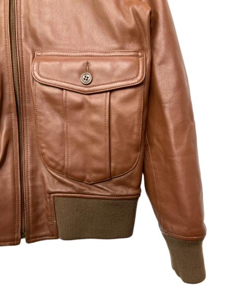 Hysteric Glamour（ヒステリックグラマー）Hysteric Glamour (ヒステリックグラマー) A-2ラムレザージャケット ブラウン サイズ:Sの古着・服飾アイテム