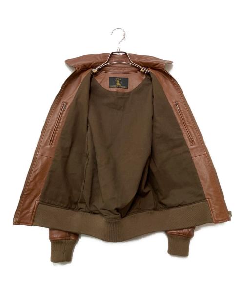 Hysteric Glamour（ヒステリックグラマー）Hysteric Glamour (ヒステリックグラマー) A-2ラムレザージャケット ブラウン サイズ:Sの古着・服飾アイテム