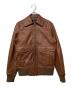 Hysteric Glamour（ヒステリックグラマー）の古着「A-2ラムレザージャケット」｜ブラウン