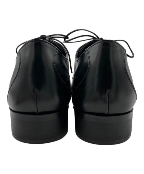 BENIR（ベニル）BENIR (ベニル) プレーントゥシューズ ブラック サイズ:25cmの古着・服飾アイテム