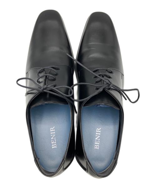 BENIR（ベニル）BENIR (ベニル) プレーントゥシューズ ブラック サイズ:25cmの古着・服飾アイテム