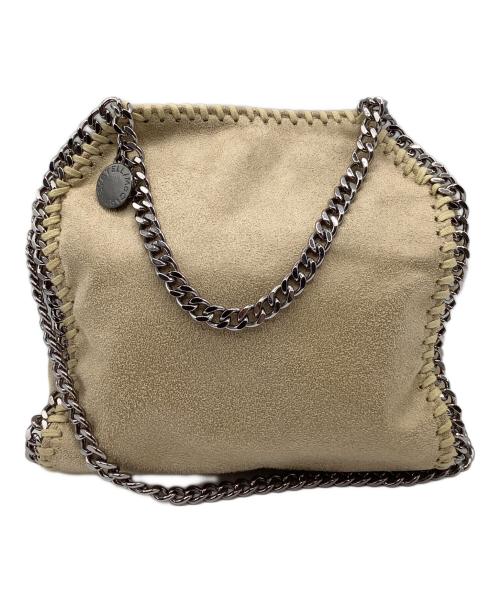 STELLA McCARTNEY（ステラマッカートニー）STELLA McCARTNEY (ステラマッカートニー) ファラベラ　チェーントートバッグ ベージュの古着・服飾アイテム