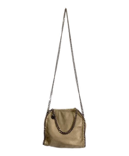 STELLA McCARTNEY（ステラマッカートニー）STELLA McCARTNEY (ステラマッカートニー) ファラベラ　チェーントートバッグ ベージュの古着・服飾アイテム