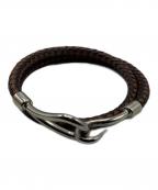 HERMESエルメス）の古着「ジャンボH　ブレスレット」｜ブラウン