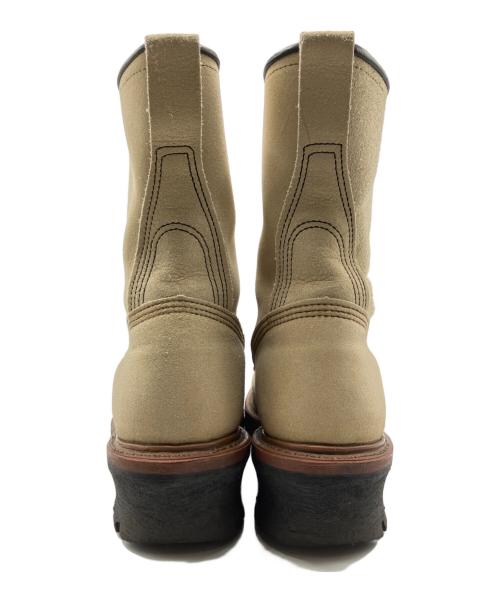 RED WING（レッドウィング）RED WING (レッドウィング) ロガーブーツ ベージュ サイズ:27の古着・服飾アイテム