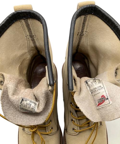 RED WING（レッドウィング）RED WING (レッドウィング) ロガーブーツ ベージュ サイズ:27の古着・服飾アイテム