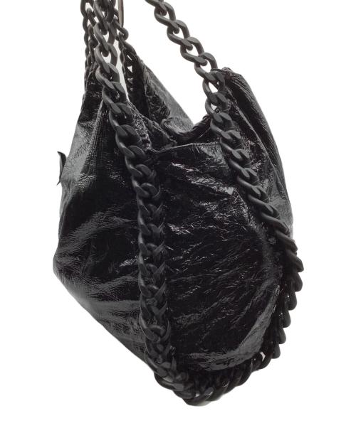 STELLA McCARTNEY（ステラマッカートニー）STELLA McCARTNEY (ステラマッカートニー) ファベラ　チェーントートバッグ ブラックの古着・服飾アイテム