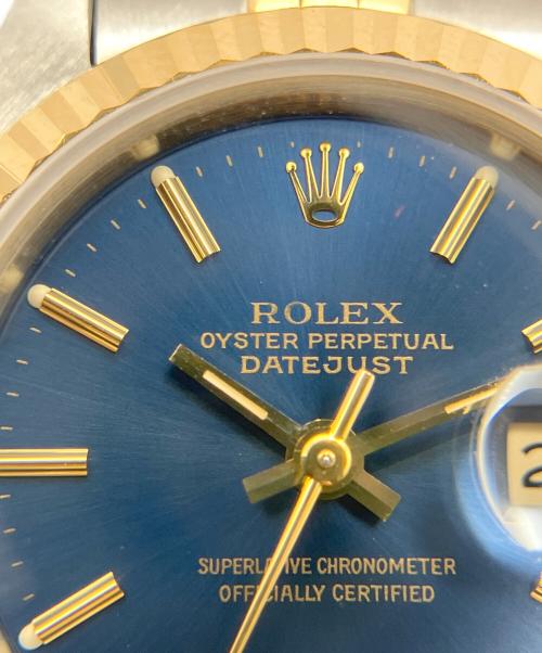 ROLEX（ロレックス）ROLEX (ロレックス) デイトジャスト レディ Ref.69173 青文字盤 サイズ:26mmの古着・服飾アイテム