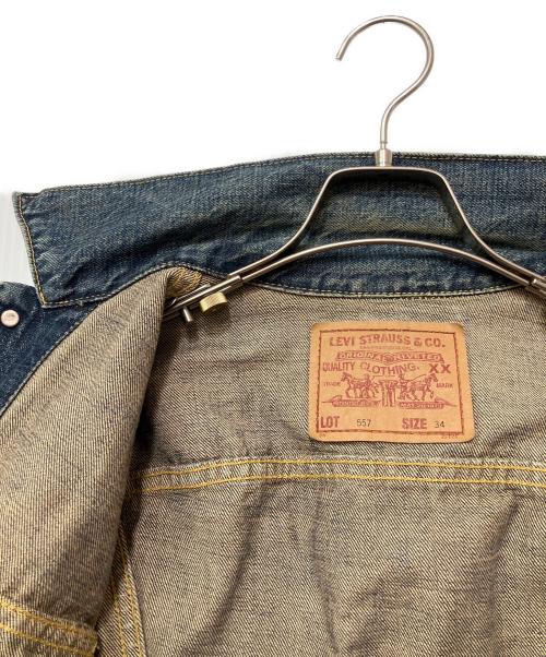 LEVI'S（リーバイス）LEVI'S (リーバイス) 復刻トラッカージャケット ブルー サイズ:34の古着・服飾アイテム