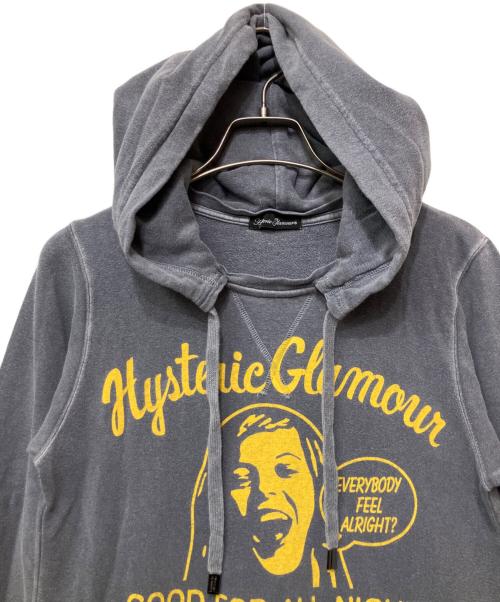 Hysteric Glamour（ヒステリックグラマー）Hysteric Glamour (ヒステリックグラマー) プルオーバーパーカー グレー サイズ:FREEの古着・服飾アイテム