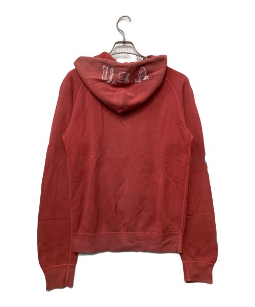 Hysteric Glamour（ヒステリックグラマー）Hysteric Glamour (ヒステリックグラマー) ジップパーカー レッド サイズ:不明の古着・服飾アイテム