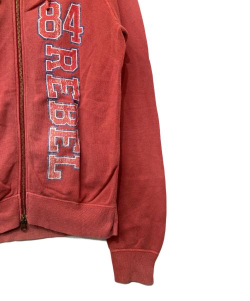 Hysteric Glamour（ヒステリックグラマー）Hysteric Glamour (ヒステリックグラマー) ジップパーカー レッド サイズ:不明の古着・服飾アイテム