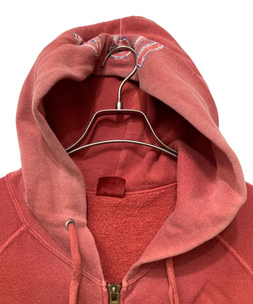 Hysteric Glamour（ヒステリックグラマー）Hysteric Glamour (ヒステリックグラマー) ジップパーカー レッド サイズ:不明の古着・服飾アイテム