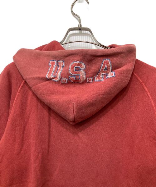 Hysteric Glamour（ヒステリックグラマー）Hysteric Glamour (ヒステリックグラマー) ジップパーカー レッド サイズ:不明の古着・服飾アイテム