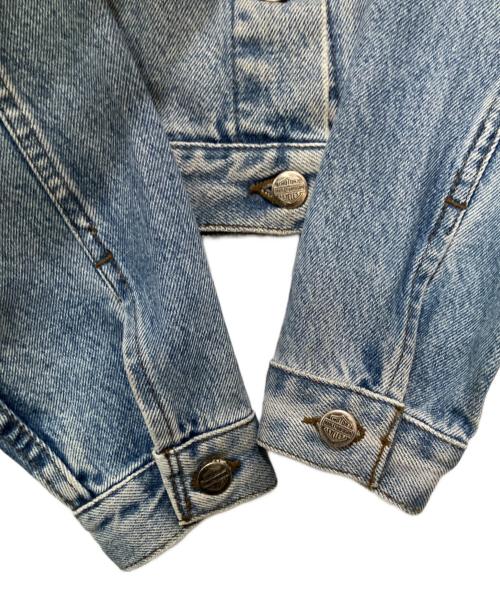 HARLEY-DAVIDSON（ハーレーダビッドソン）HARLEY-DAVIDSON (ハーレーダビッドソン) デニムジャケット ブルー サイズ:Lの古着・服飾アイテム
