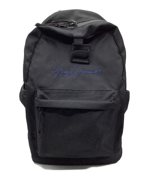 YOHJI YAMAMOTO（ヨウジヤマモト）YOHJI YAMAMOTO (ヨウジヤマモト) New Era (ニューエラ) リュック ブルー×ブラックの古着・服飾アイテム