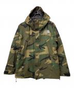 THE NORTH FACEザ ノース フェイス）の古着「ナイロンジャケット」｜カーキ×ブラウン