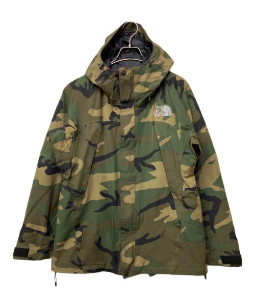 THE NORTH FACE（ザ ノース フェイス）THE NORTH FACE (ザ ノース フェイス) ナイロンジャケット カーキ×ブラウン サイズ:Sの古着・服飾アイテム