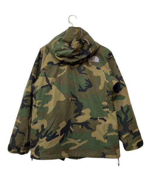 THE NORTH FACE（ザ ノース フェイス）THE NORTH FACE (ザ ノース フェイス) ナイロンジャケット カーキ×ブラウン サイズ:Sの古着・服飾アイテム