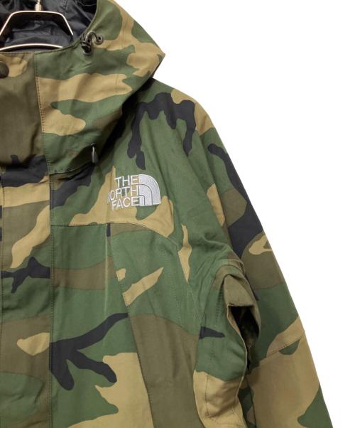 THE NORTH FACE（ザ ノース フェイス）THE NORTH FACE (ザ ノース フェイス) ナイロンジャケット カーキ×ブラウン サイズ:Sの古着・服飾アイテム