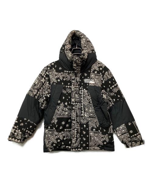 FIRST DOWN（ファーストダウン）FIRST DOWN (ファーストダウン) ダウンジャケット ブラック×ホワイト サイズ:Sの古着・服飾アイテム