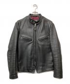 Schottショット）の古着「シングルライダースジャケット」｜ブラック