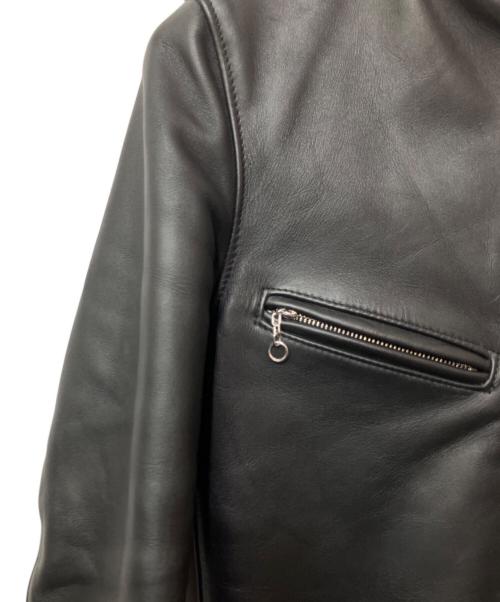Schott（ショット）Schott (ショット) シングルライダースジャケット ブラック サイズ:34の古着・服飾アイテム