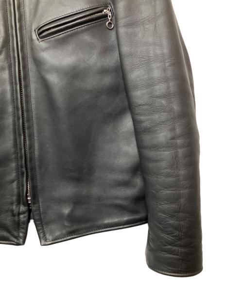 Schott（ショット）Schott (ショット) シングルライダースジャケット ブラック サイズ:34の古着・服飾アイテム