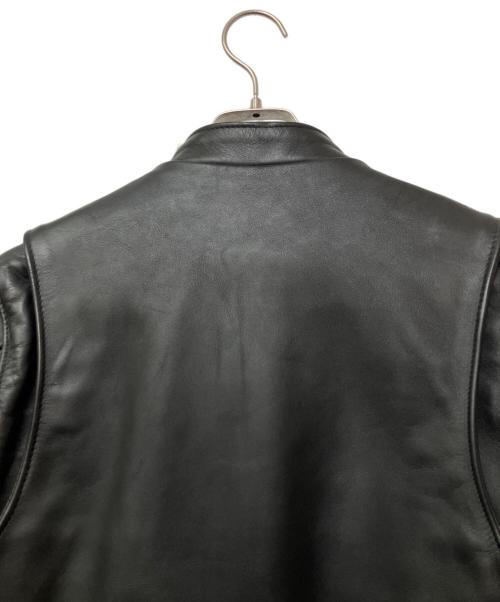 Schott（ショット）Schott (ショット) シングルライダースジャケット ブラック サイズ:34の古着・服飾アイテム