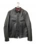 Schott（ショット）の古着「シングルライダースジャケット」｜ブラック