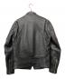 Schott (ショット) シングルライダースジャケット ブラック サイズ:34：50000円