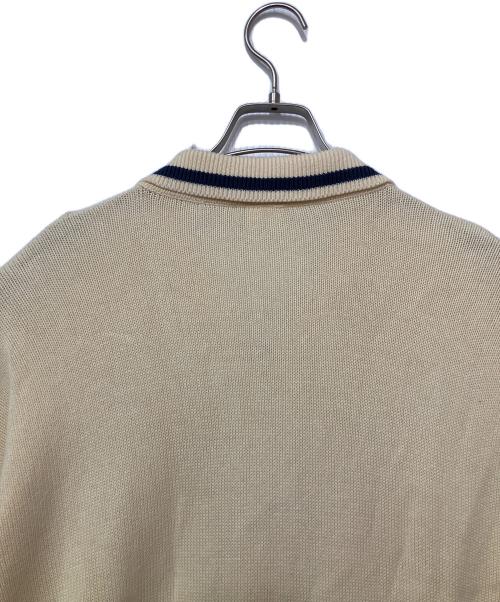 adidas（アディダス）adidas (アディダス) ニットジャケット アイボリー サイズ:M-Lの古着・服飾アイテム