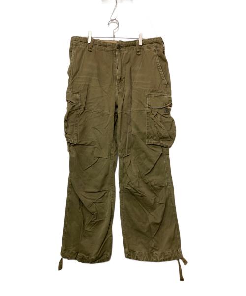 abercrombie（アバクロンビー）abercrombie (アバクロンビー) カーゴパンツ オリーブ サイズ:W33の古着・服飾アイテム