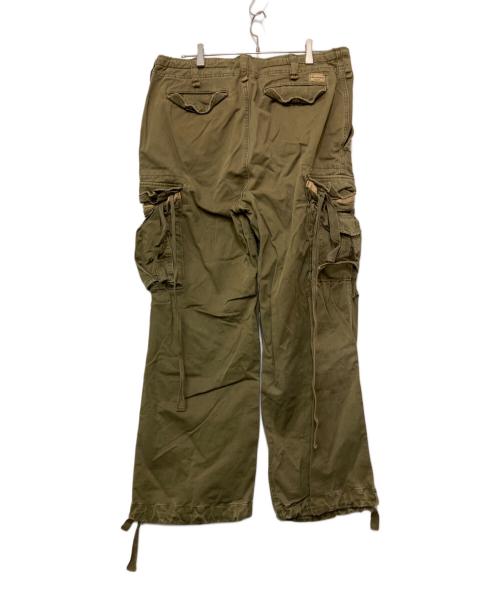 abercrombie（アバクロンビー）abercrombie (アバクロンビー) カーゴパンツ オリーブ サイズ:W33の古着・服飾アイテム