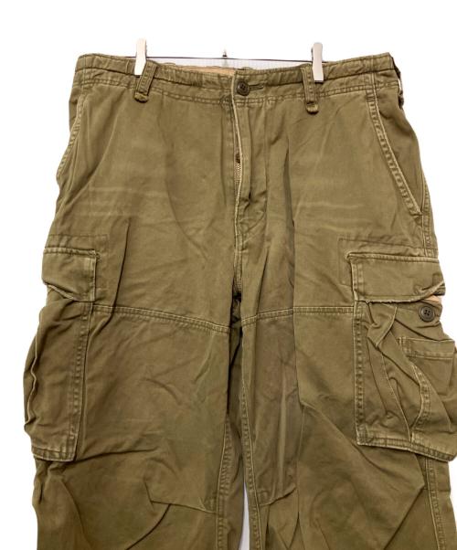 abercrombie（アバクロンビー）abercrombie (アバクロンビー) カーゴパンツ オリーブ サイズ:W33の古着・服飾アイテム