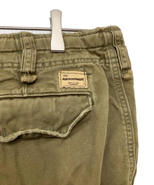 abercrombie（アバクロンビー）abercrombie (アバクロンビー) カーゴパンツ オリーブ サイズ:W33の古着・服飾アイテム