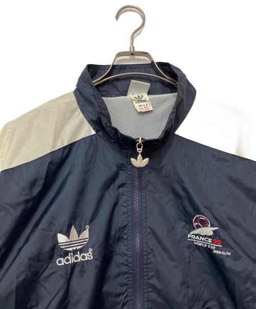 adidas（アディダス）adidas (アディダス) ナイロンジャケット ネイビー サイズ:Lの古着・服飾アイテム