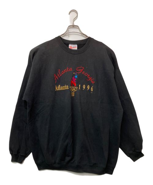 Hanes（ヘインズ）Hanes (ヘインズ) スウェット ブラック サイズ:XXLの古着・服飾アイテム