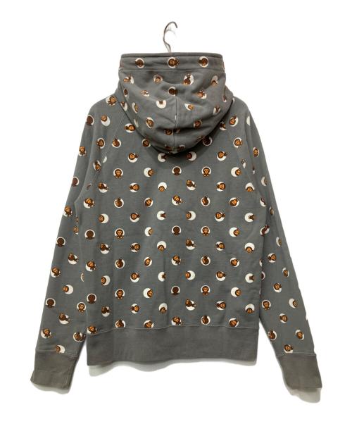 A BATHING APE（ア ベイシング エイプ）A BATHING APE (ア ベイシング エイプ) ジップパーカー グレー サイズ:Mの古着・服飾アイテム