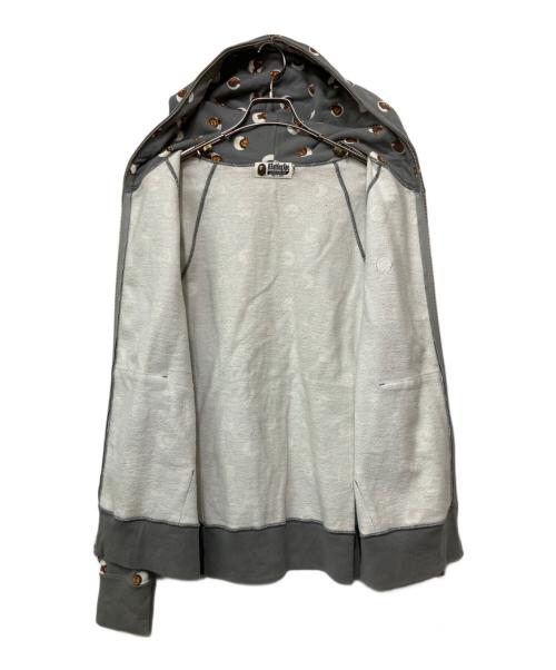 A BATHING APE（ア ベイシング エイプ）A BATHING APE (ア ベイシング エイプ) ジップパーカー グレー サイズ:Mの古着・服飾アイテム