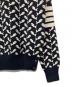 中古・古着 Thom Browne (トムブラウン) 厚手ニット ネイビー×ホワイト サイズ:1：15000円