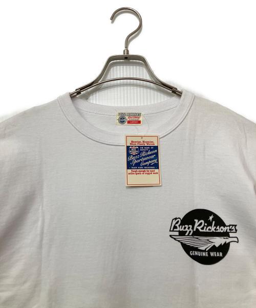 BUZZ RICKSON'S（バズリクソンズ）Buzz Rickson's (バズリクソンズ) PEANUTS (ピーナッツ) 長袖カットソー ホワイト サイズ:L 未使用品の古着・服飾アイテム