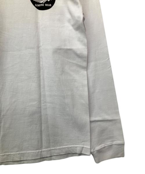 BUZZ RICKSON'S（バズリクソンズ）Buzz Rickson's (バズリクソンズ) PEANUTS (ピーナッツ) 長袖カットソー ホワイト サイズ:L 未使用品の古着・服飾アイテム